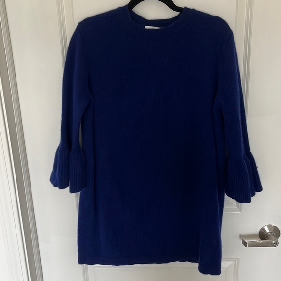 Wool and alpaca sweater mini dress - Picture 1 of 4